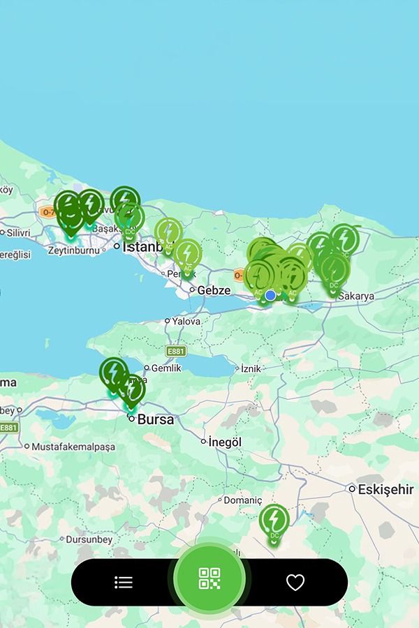 Sepascharge Uygulama Ekranı